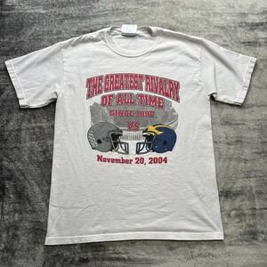 Vintage Michigan Wolverines Ohio State Shirt Mens M University Rivalry Footbal